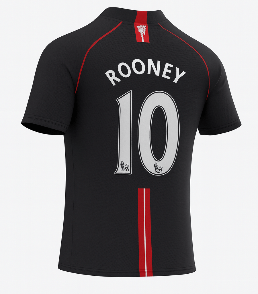 2007–08 Manchester United Away Rooney #10 (New) - Size S