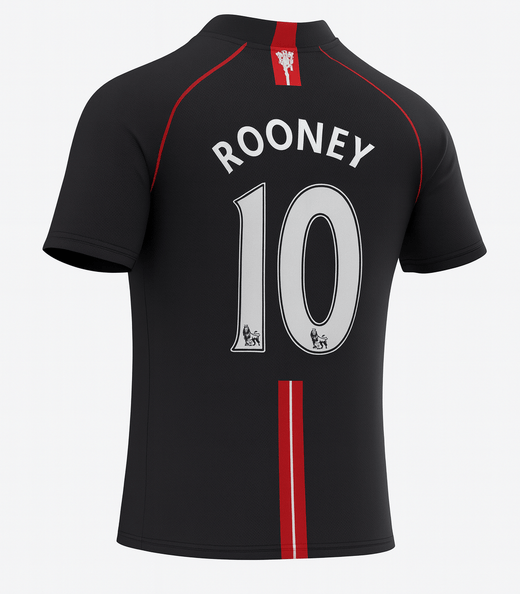 2007–08 Manchester United Away Rooney #10 (New) - Size XL