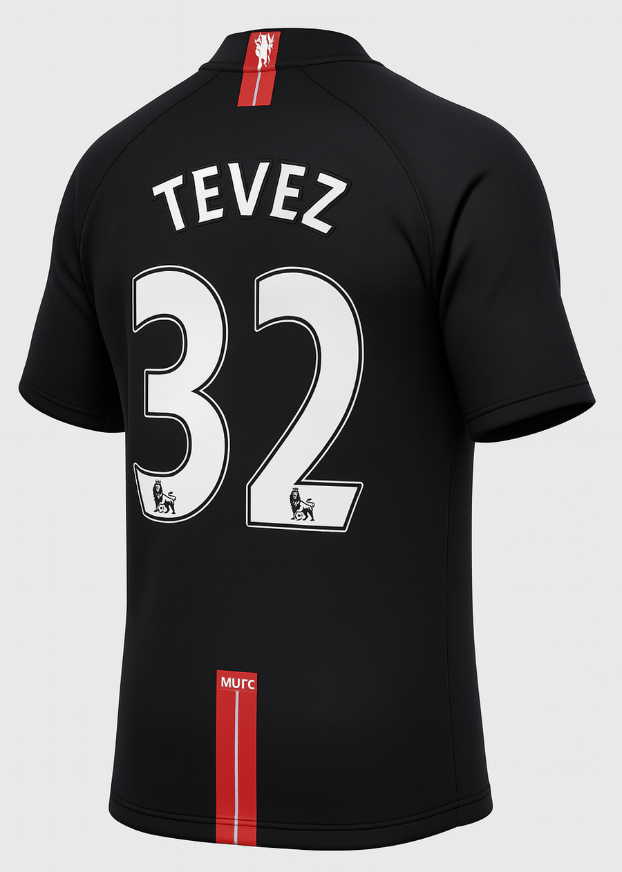 2007–08 Manchester United Away Tevez #32 (New) - Size S
