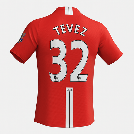 2007–09 Manchester United Home Tevez #32 (New) - Size XXL