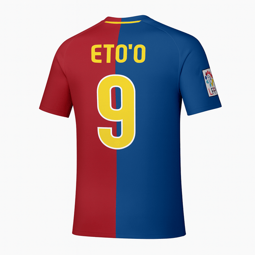 2008–09 Barcelona Home Eto'o #9 (New) - Size M