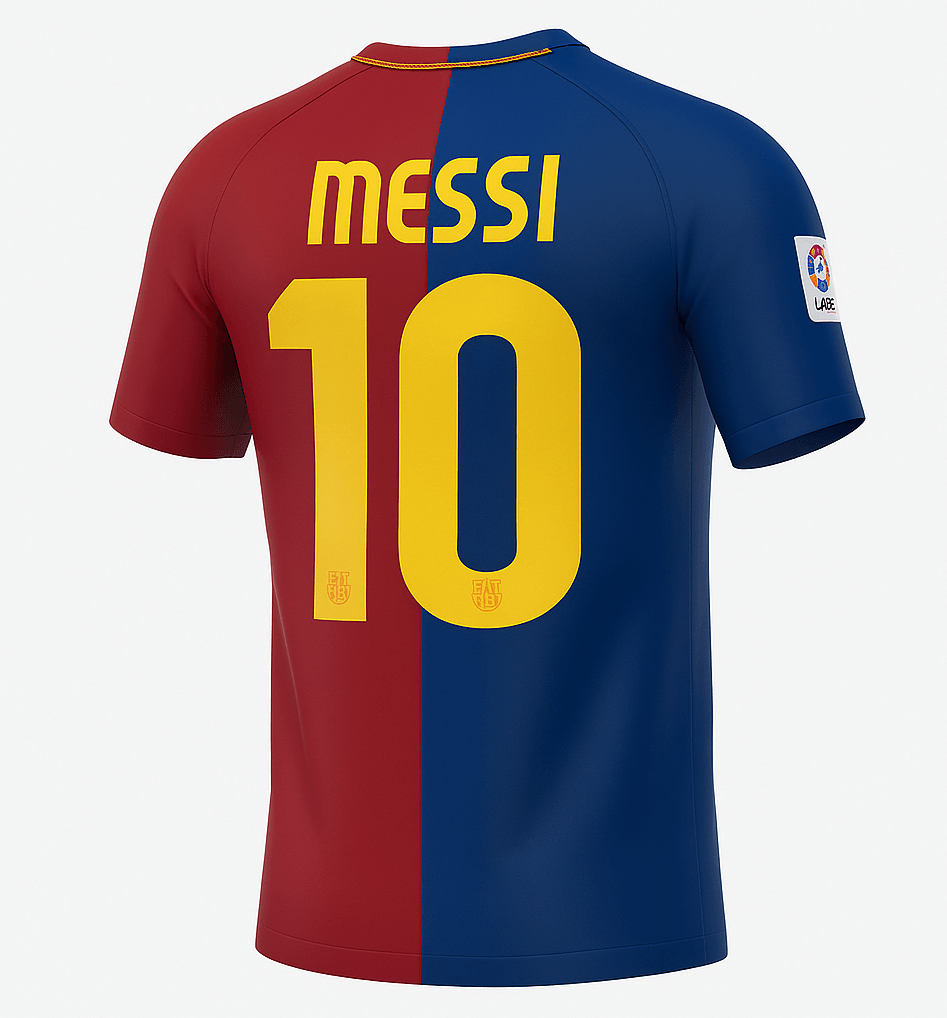 2008–09 Barcelona Home Messi #10 (New) - Size XS