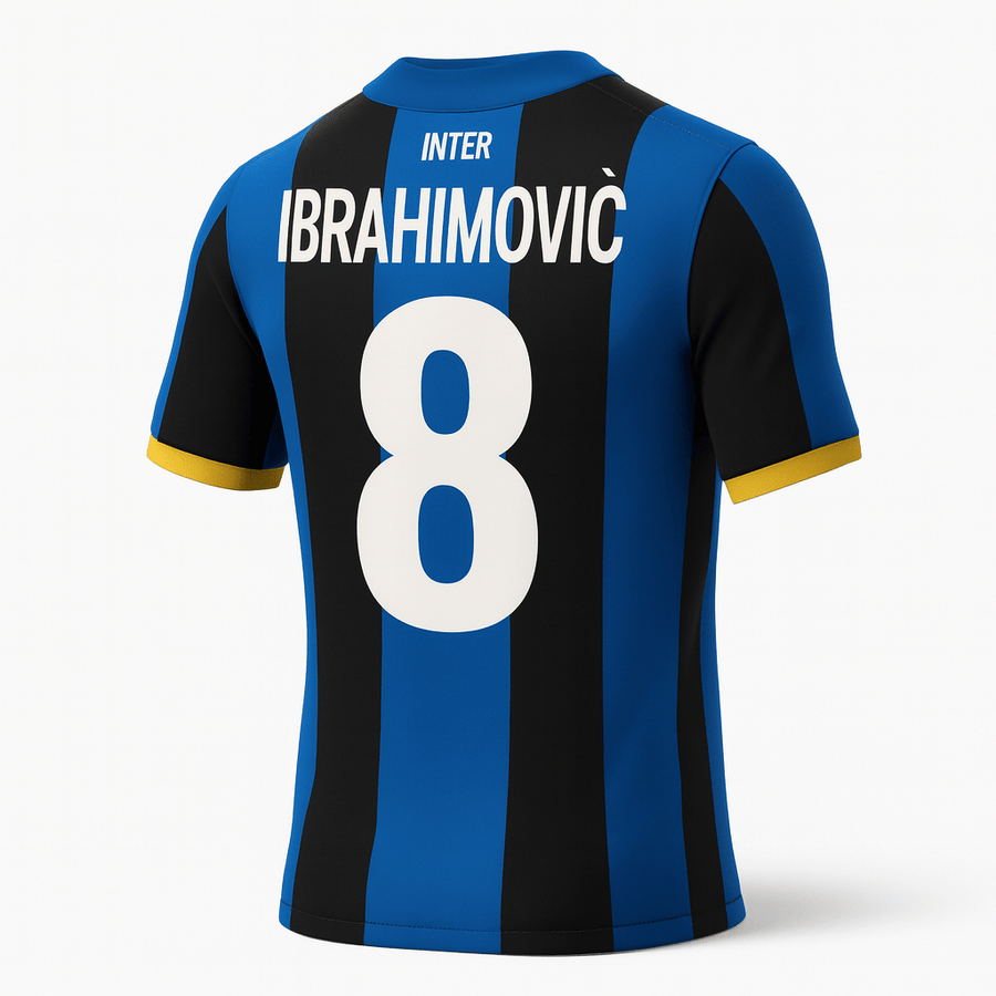 2008–09 Inter Milan Home Ibrahimovic #8 (New) - Size XXL