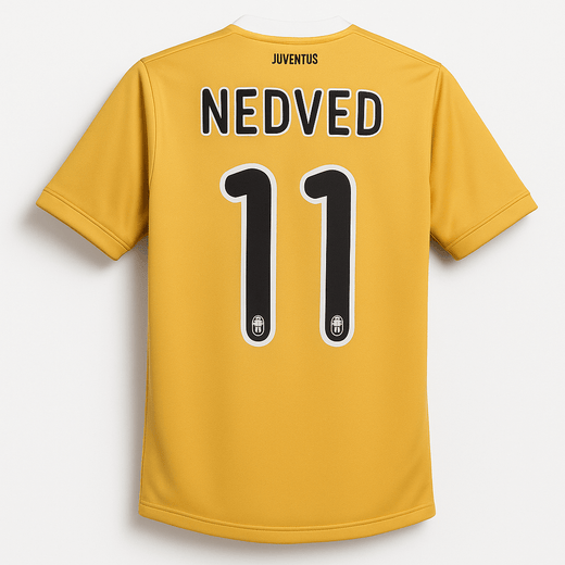 2008–09 Juventus Away Nedved #11 (New) - Size XL