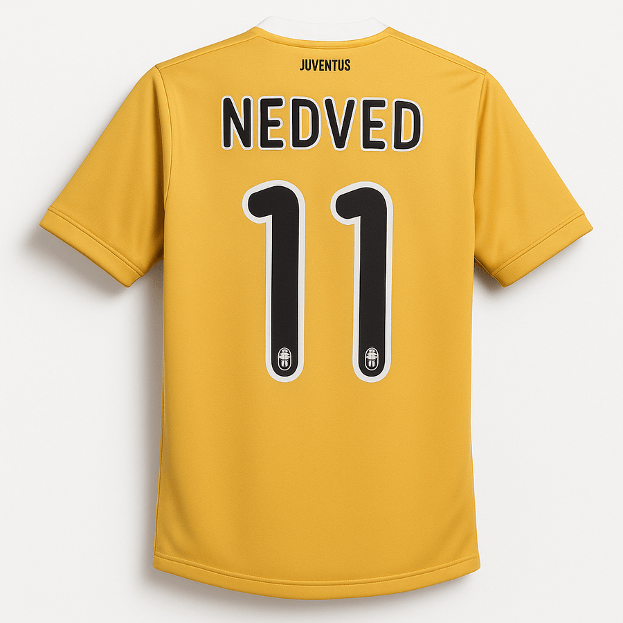 2008–09 Juventus Away Nedved #11 (New) - Size XXL