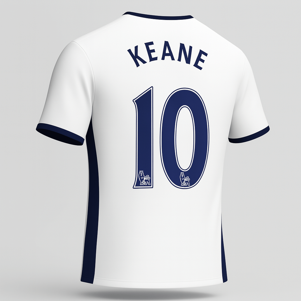 2008–09 Tottenham Home Keane #10 (New) - Size XS