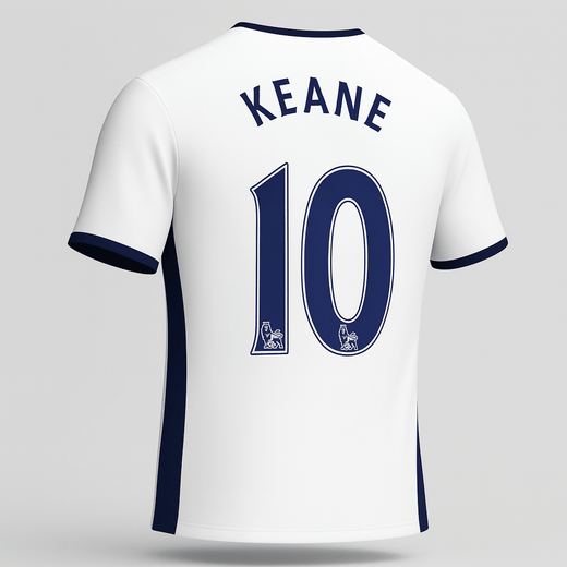 2008–09 Tottenham Home Keane #10 (New) - Size XS