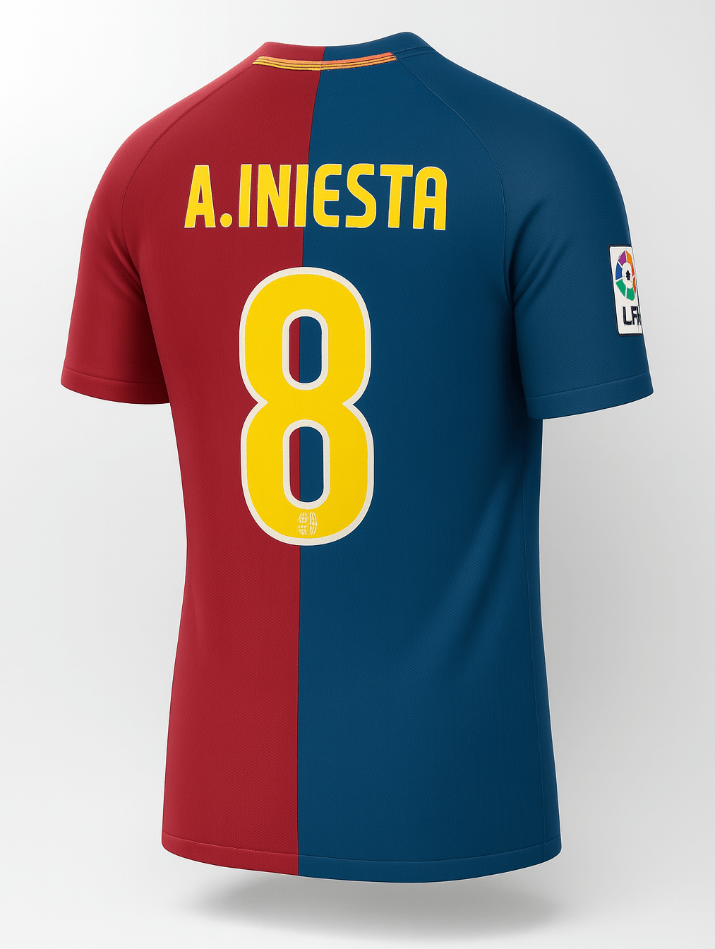 2008–09 Barcelona Home A. Iniesta #8 (New) - Size S