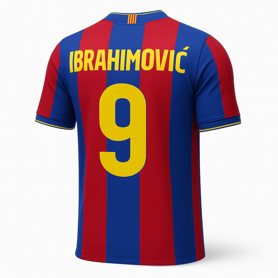 2009–10 Barcelona Home Ibrahimovic #9 (New) - Size S