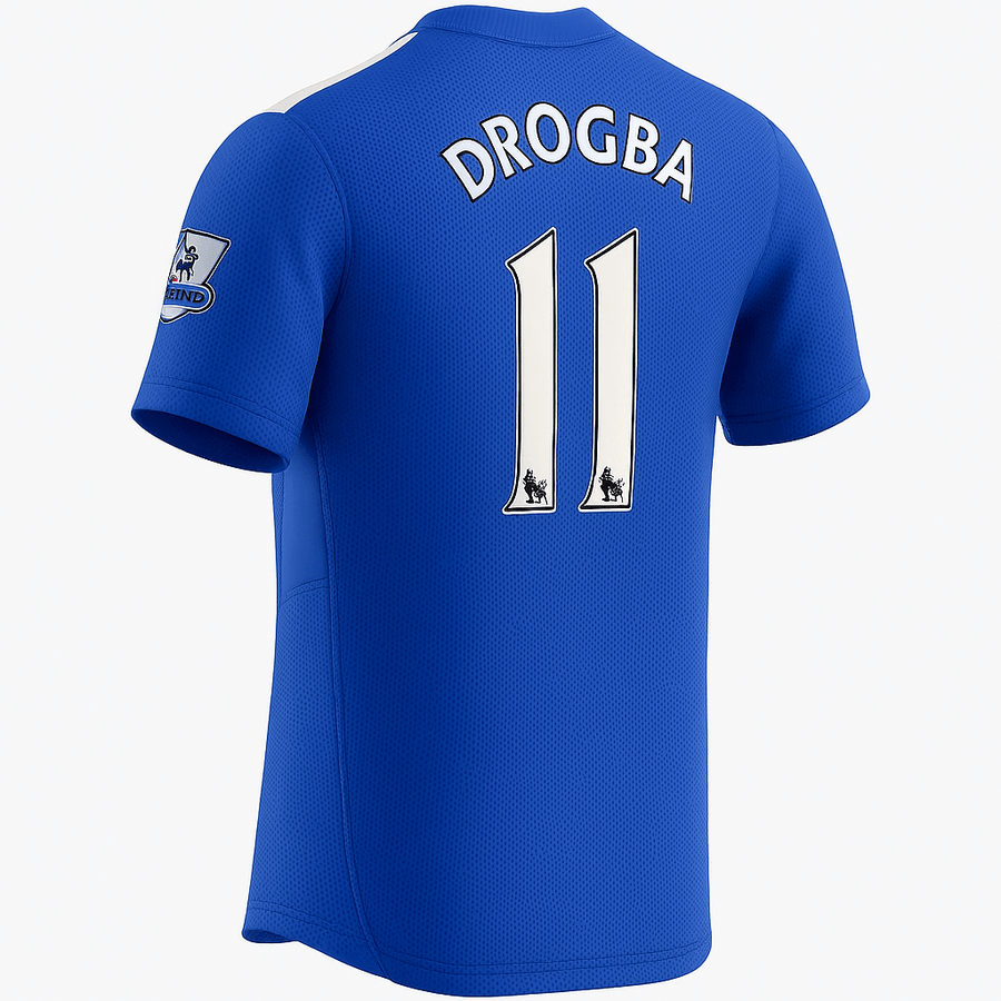 2009–10 Chelsea Home Drogba #11 (New) - Size M