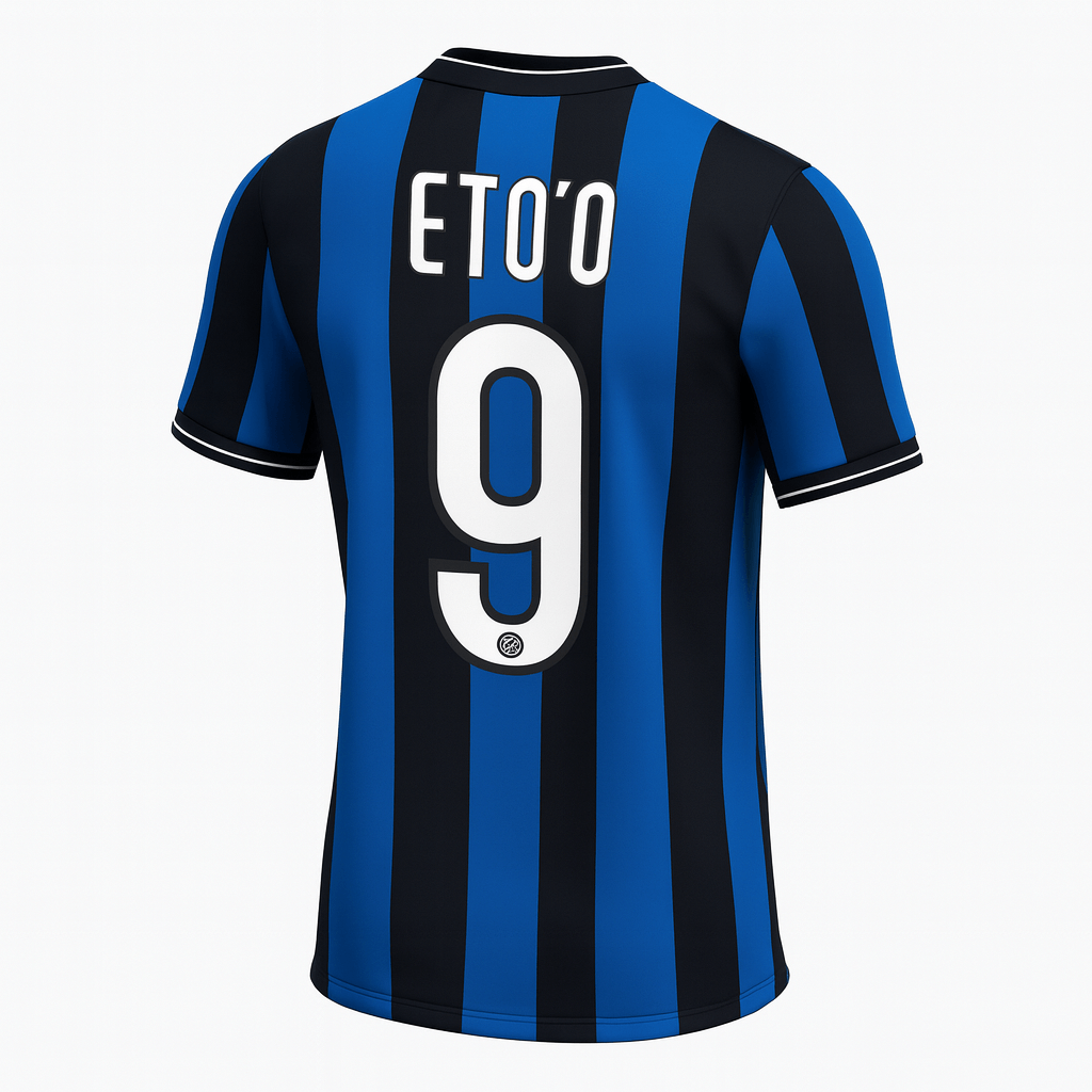 2009–10 Inter Milan Home Eto'o #9 (New) - Size M