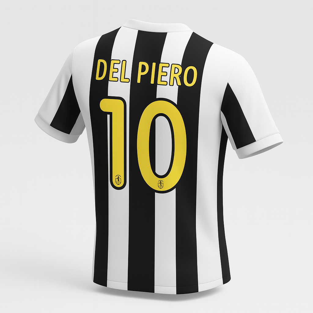 2009–10 Juventus Home Del Piero #10 (New) - Size XS