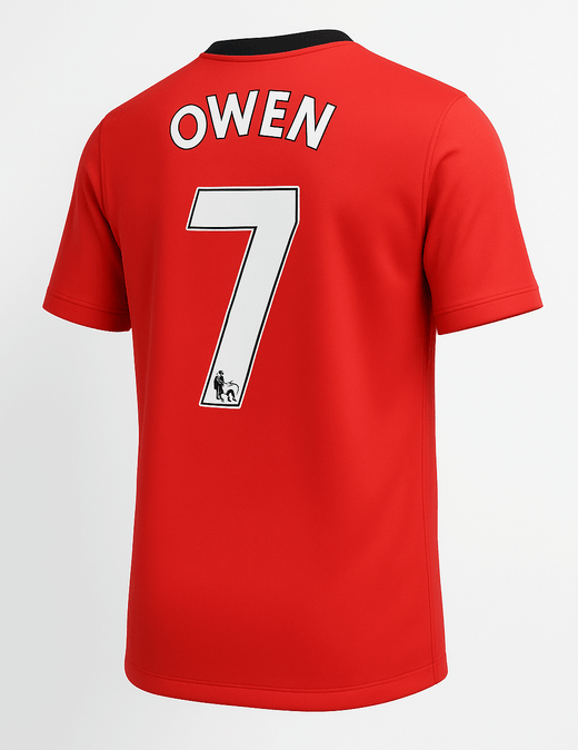 2009–10 Manchester United Home Owen #7 (New) - Size S