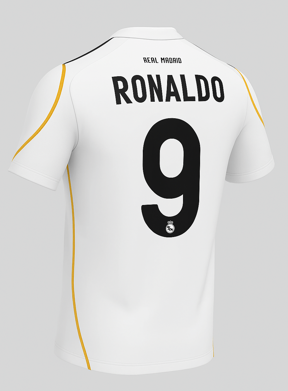 2009–10 Real Madrid Home Ronaldo #9 (New) - Size XS