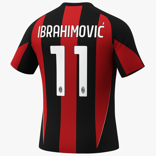 2010–11 AC Milan Home Ibrahimovic #11 (New) - Size XXL