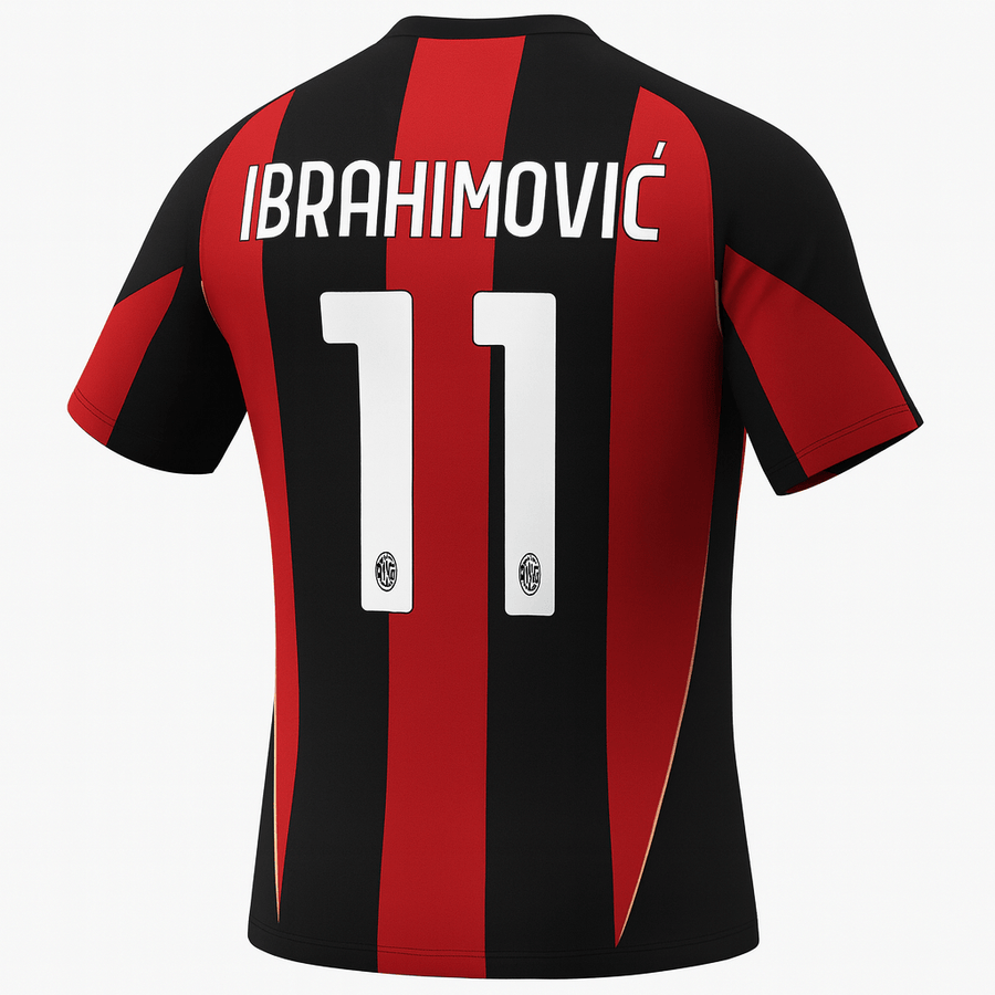 2010–11 AC Milan Home Ibrahimovic #11 (New) - Size XXL
