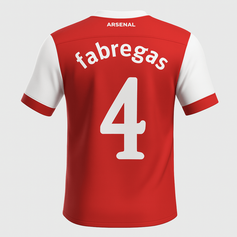 2010–11 Arsenal Home Fabregas #4 (New) - Size XXL