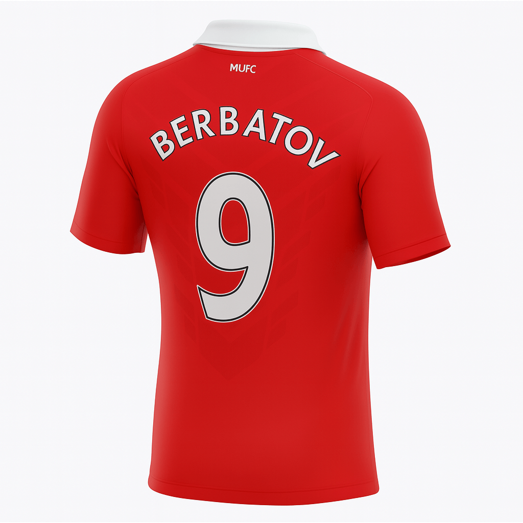 2010–11 Manchester United Home Berbatov #9 (New) - Size XL