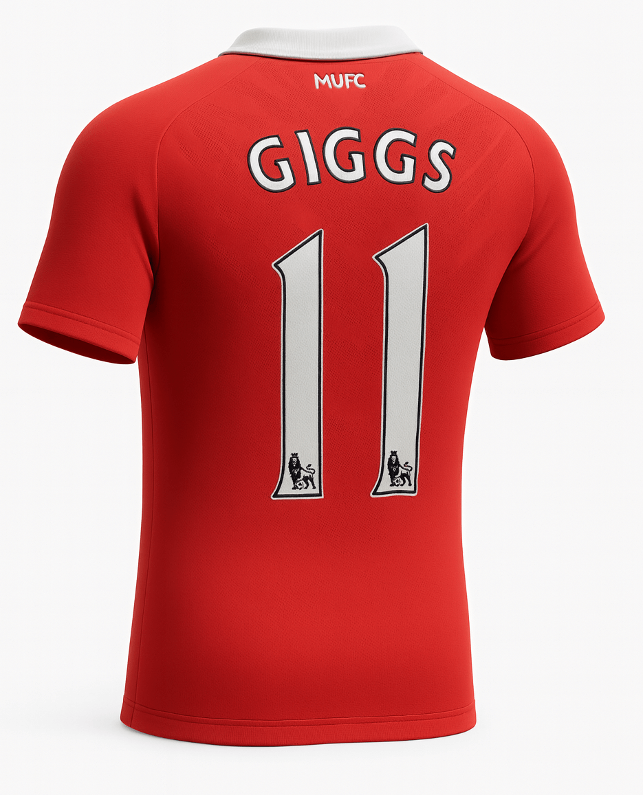 2010–11 Manchester United Home Giggs #11 (New) - Size S