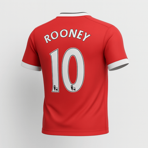 2010–11 Manchester United Home Rooney #10 (New) - Size XS
