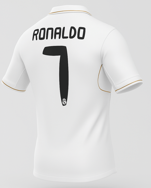 2010–11 Real Madrid Home Ronaldo #7 (New) - Size M