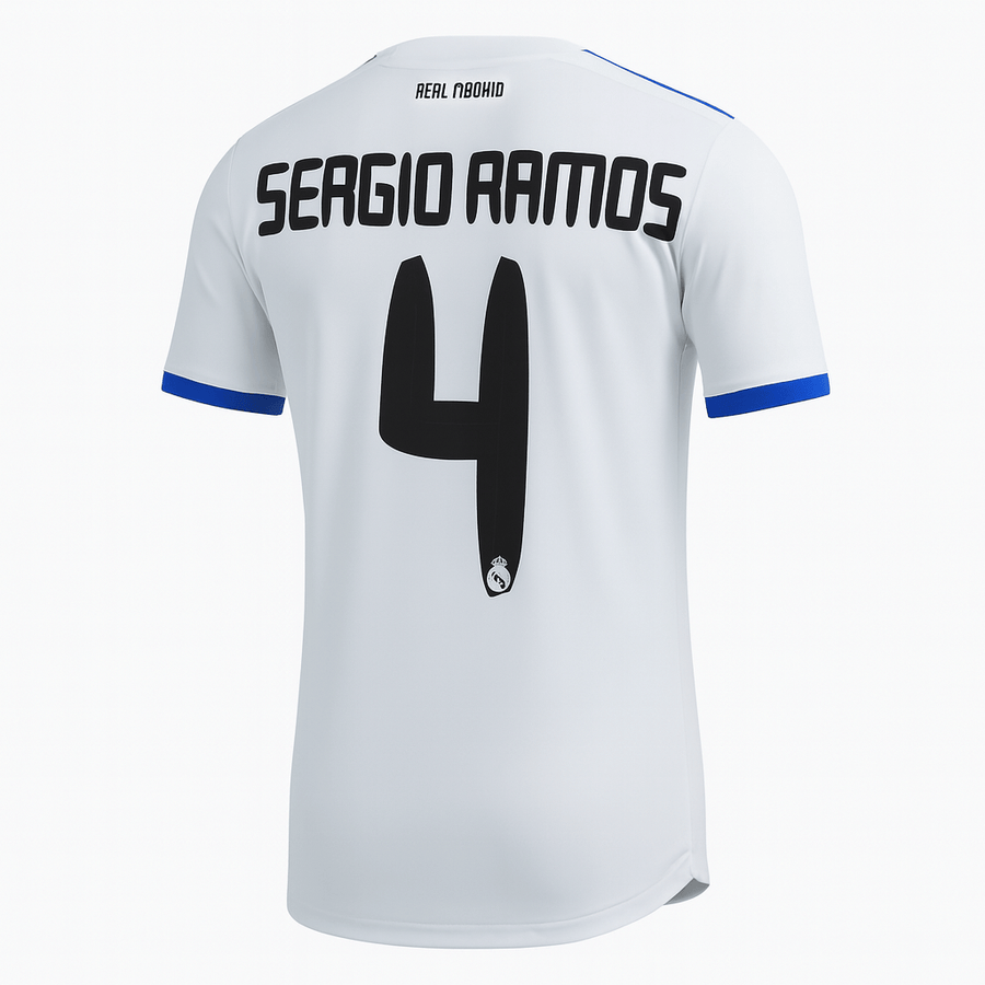 2010–11 Real Madrid Home Sergio Ramos #4 (New) - Size L