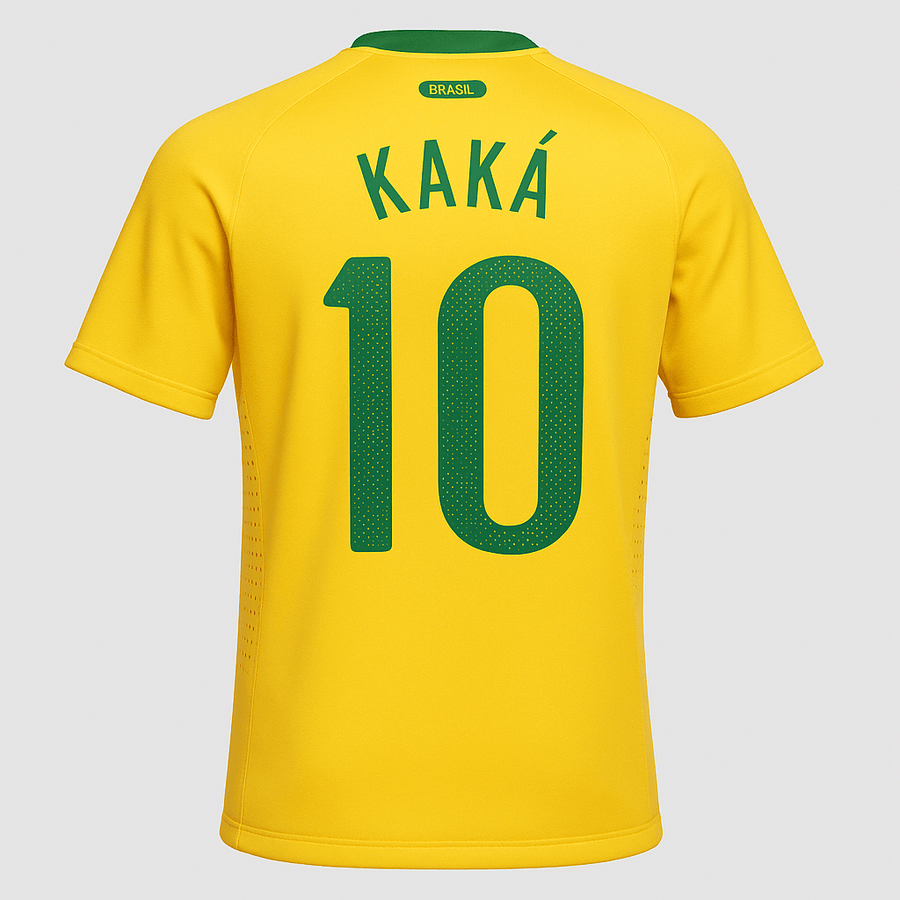 2010 Brazil Home Kaka #10 (New) - Size XL