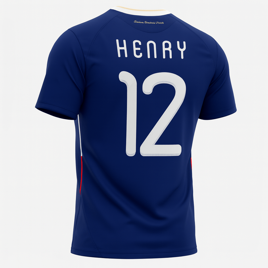 2010 France Home Henry #12 (New) - Size XXL