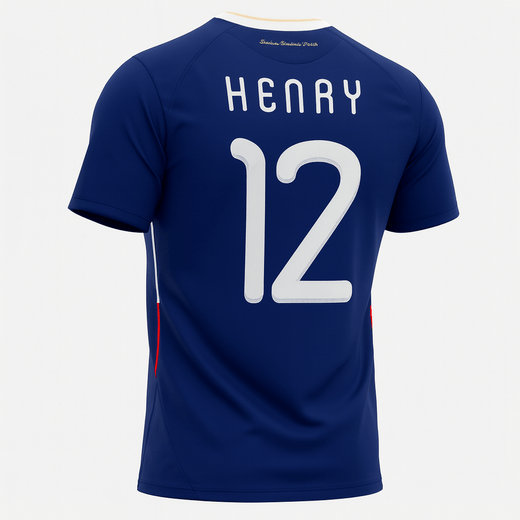 2010 France Home Henry #12 (New) - Size XXL