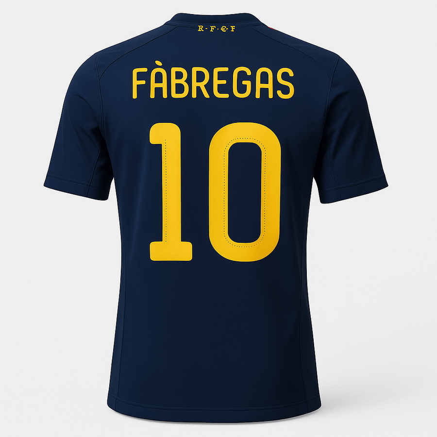 2010 Spain Away Fabregas #10 (New) - Size M