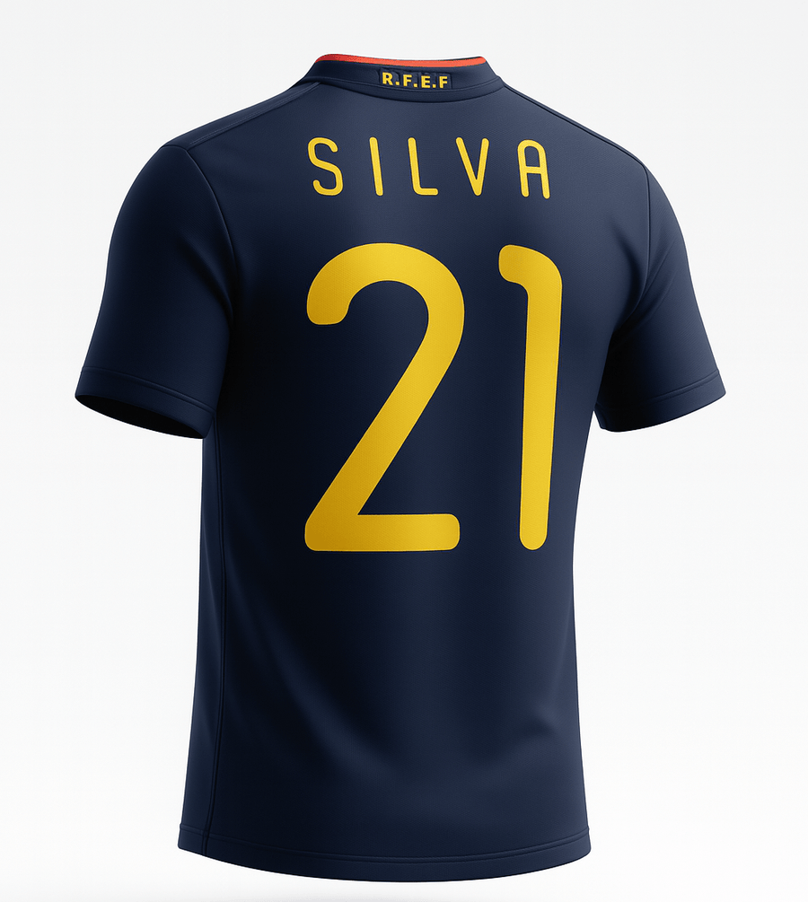 2010 Spain Away Silva #21 (New) - Size XS