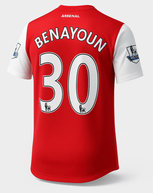 2011–12 Arsenal Home Benayoun #30 (New) - Size L