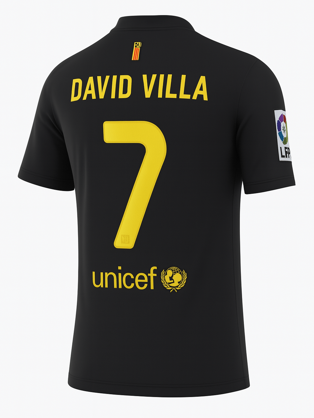 2011–12 Barcelona Away David Villa #7 (New) - Size XXL