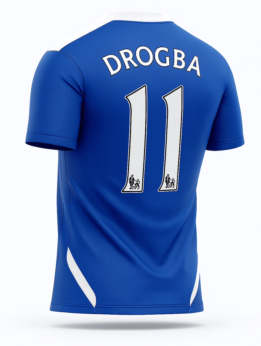 2011–12 Chelsea Home Drogba #11 (New) - Size XS