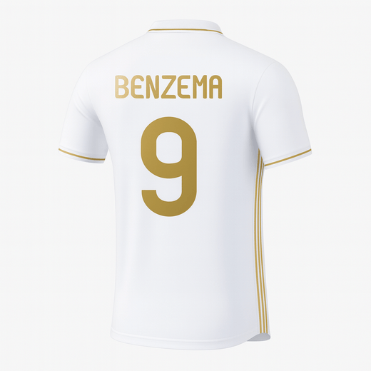 2011–12 Real Madrid Home Benzema #9 (New) - Size XL