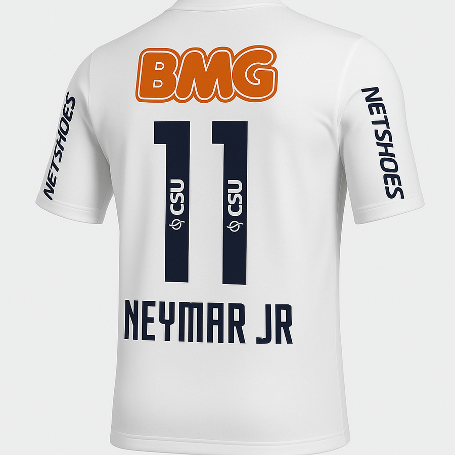 2011–12 Santos Home Neymar #11 (New) - Size L