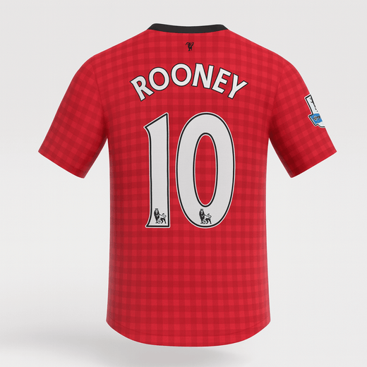 2012–13 Manchester United Home Rooney #10 (New) - Size L