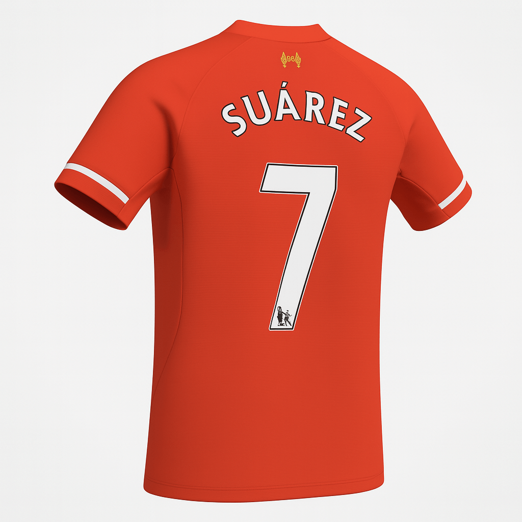 2013–14 Liverpool Home Suarez #7 (New) - Size L