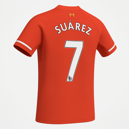 2013–14 Liverpool Home Suarez #7 (New) - Size XXL