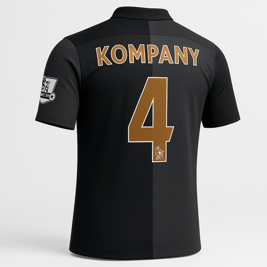 2013–14 Manchester City Away Kompany #4 (New) - Size XXL