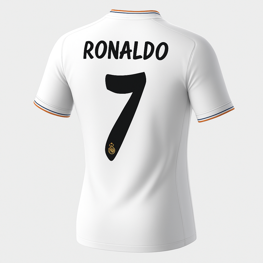 2013–14 Real Madrid Home Ronaldo #7 (New) - Size L