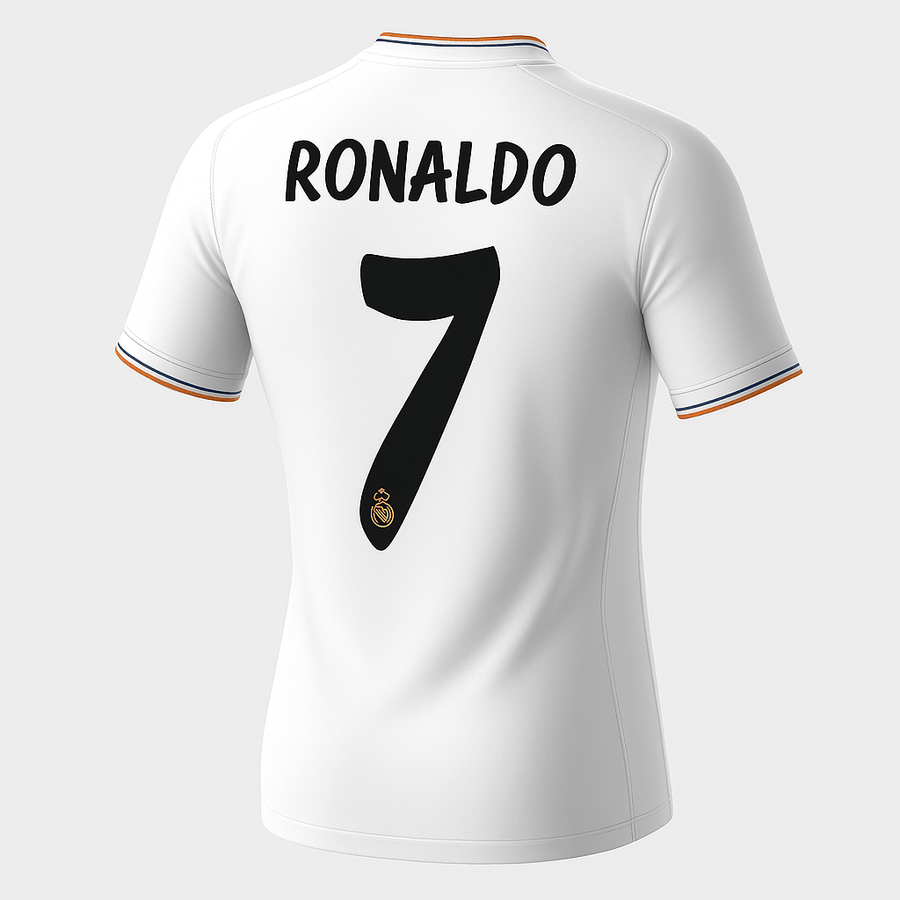 2013–14 Real Madrid Home Ronaldo #7 (New) - Size XL