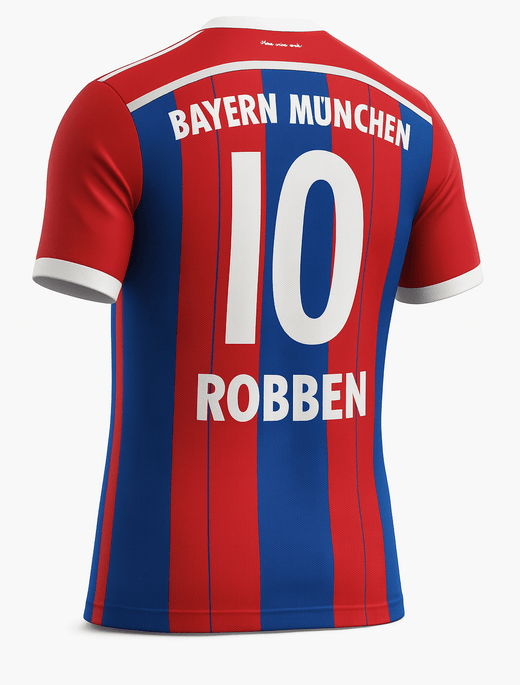 2014–15 Bayern Munich Home Robben #10 (New) - Size XXL