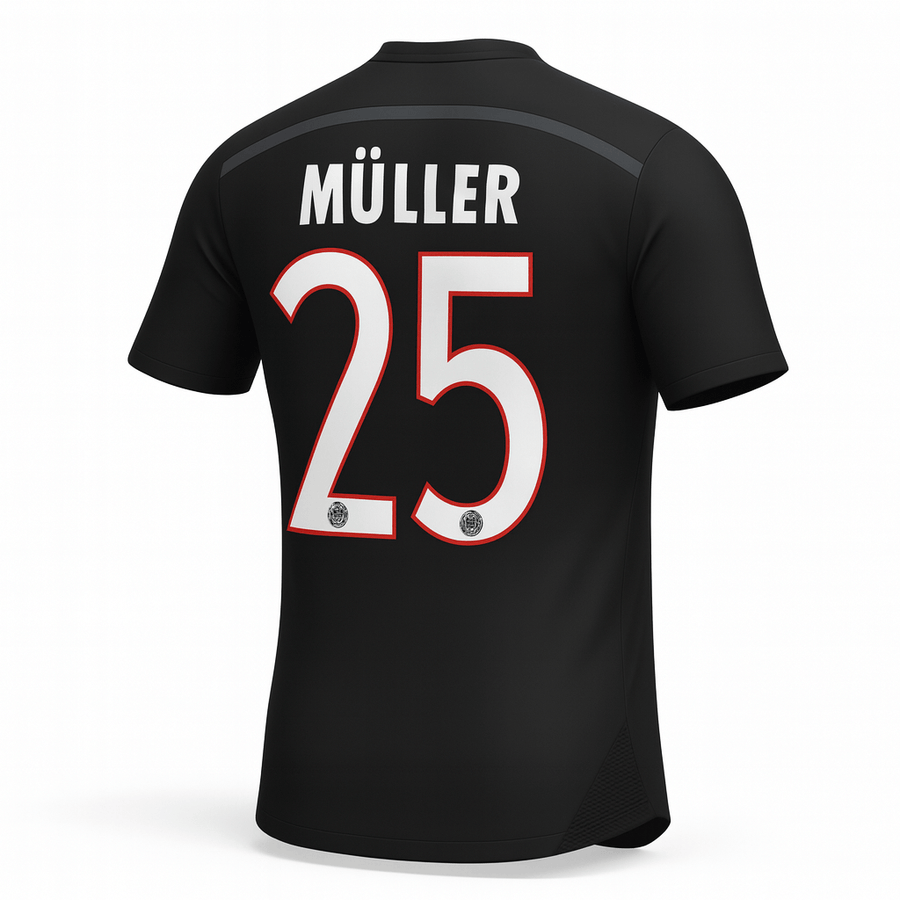 2014–15 Bayern Munich Third Muller #25 (New) - Size L