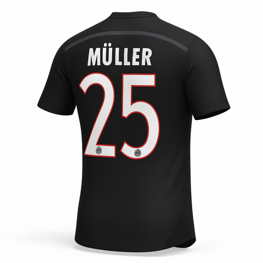 2014–15 Bayern Munich Third Muller #25 (New) - Size M