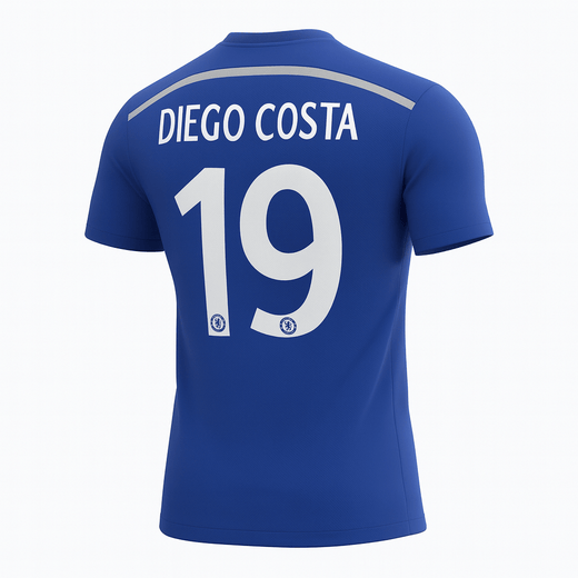 2014–15 Chelsea Home Diego Costa #19 (New) - Size XL