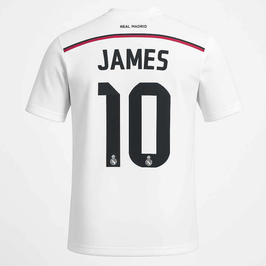 2014–15 Real Madrid Home James #10 (New) - Size S