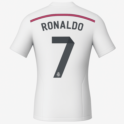 2014–15 Real Madrid Home Ronaldo #7 (New) - Size XS