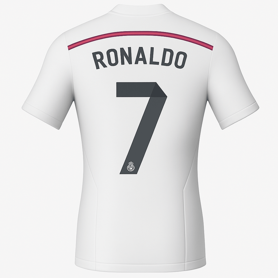2014–15 Real Madrid Home Ronaldo #7 (New) - Size XXL