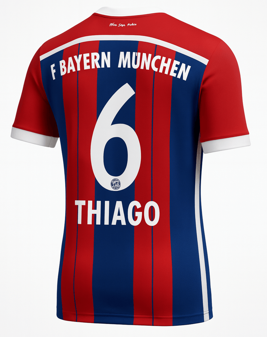 2014–15 Bayern Munich Home Thiago #6 (New) - Size M